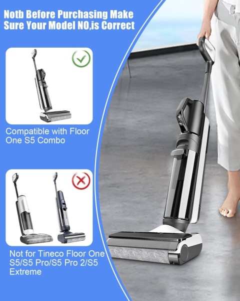 Zestaw filtrów/szczotek do odkurzaczy Tineco Floor One S5