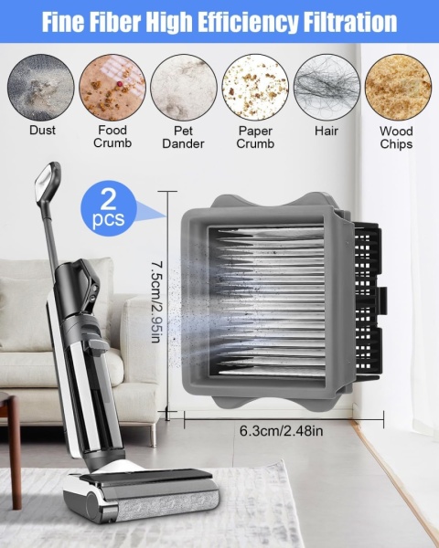 Zestaw filtrów/szczotek do odkurzaczy Tineco Floor One S5