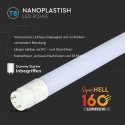 4x Tuba Świetlówka LED 18W T8 120cm 1800lm 4000K Barwa Neutralna Do Garażu