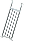 BAOYOUNI Regulowana Półka Teleskopowy Organizer Do Szafy 60-100cm czarny