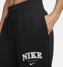 Damskie Spodnie Nike Phoenix Fleece Oversized Fit Wysoki Stan FB9959-010 M