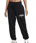 Damskie Spodnie Nike Phoenix Fleece Oversized Fit Wysoki Stan FB9959-010 S