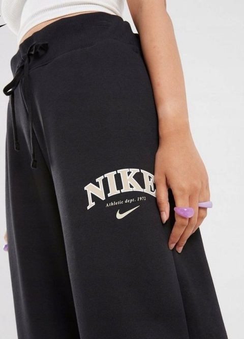 Damskie Spodnie Nike Phoenix Fleece Oversized Fit Wysoki Stan FB9959-010 S