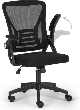Ergonomiczny fotel biurowy z wyściełanym siedziskiem, regulowany