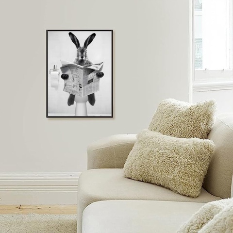 Foto Obraz 90x60 płótno print plakat zabawny tapeta do łazienki