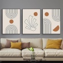 JNAOZI Abstrakcyjne obrazy geometryczne, abstrakcyjny plakat 40 x 60 cm x 3szt