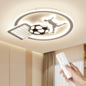 LAMPA SUFITOWA PIŁKA NOŻNA 3000K DO 6000K ŚCIEMNIANA Z PILOTEM 44X40X4,5CM