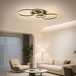 Lampa sufitowa LED, ściemniana, 40-60 W, 100 cm, PILOT, APLIKACJA
