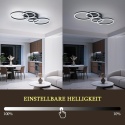 Lampa sufitowa LED, ściemniana, 40-60 W, 100 cm, PILOT, APLIKACJA