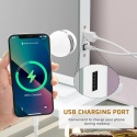 Lustro stojące FENCHILIN prostokątne z LED i Bluetooth 800 x 580 mm
