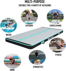 MATA GIMNASTYCZNA AIRTRACK ŚCIEŻKA POMPKA TORBA PVC