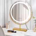 MantoLite Lusterko kosmetyczne z oświetleniem LED, 40 cm, z 3 trybami