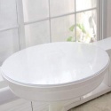 Okrągły Przeźroczysty Obrus PVC Wodoodporny Trwały Wytrzymały 130 cm