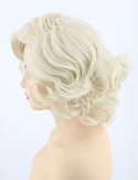 PERUKA BLOND WŁOSY FALOWANE W STYLU MARILYN MONROE