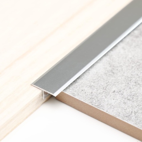 Profil T aluminium, profil przejściowy, listwy podłogowe 3 szt, 900 x 20 mm