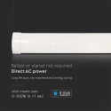 Zestaw listew świetlnych, 150 cm, 50 W, 6000 lumenów, światło dzienne 4000 K, 4 sztuki