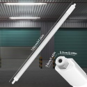 zemty Lampa sufitowa LED,120 cm, 3000 K/4000 K/6500 K, 36 W, 3960 lm
