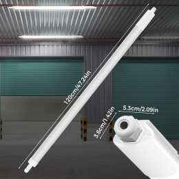 zemty Lampa sufitowa LED,120 cm, 3000 K/4000 K/6500 K, 36 W, 3960 lm