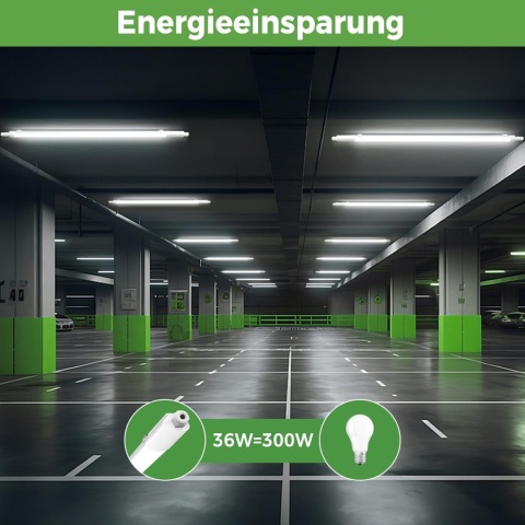 zemty Lampa sufitowa LED,120 cm, 3000 K/4000 K/6500 K, 36 W, 3960 lm
