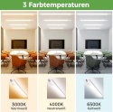 zemty Lampa sufitowa LED,120 cm, 3000 K/4000 K/6500 K, 36 W, 3960 lm