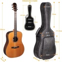 CAHAYA Walizka na gitarę akustyczną 40 41 cali