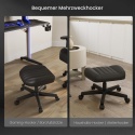 EUREKA ERGONOMIC Wielofunkcyjny Stołek , Regulowany Wysokościowo