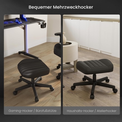 EUREKA ERGONOMIC Wielofunkcyjny Stołek , Regulowany Wysokościowo