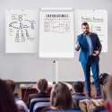 Flipchart Magnetyczny 70x100 Mobilny Tablica Magnetyczna na Kółkach