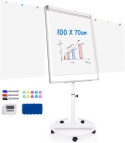 Flipchart Magnetyczny 70x100 Mobilny Tablica Magnetyczna na Kółkach