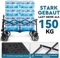 Hikenture składany wózek transportowy 135 l na plażę kemping zakupy
