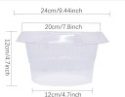Kołnierz przeciw ślimakom Ø24 cm PET przezroczysty 15 sztuk