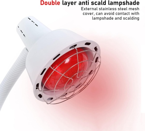 LAMPA NA PODCZERWIEŃ ROZGRZEWAJĄCA LECZNICZA SOLUX MOCNA REGULOWANA 275W