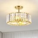 LAMPKA SUFITOWA KRYSZTAŁOWA 37CM DO SALONU SYPIALNI JADALNI ŻYRANDOL