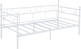 Łóżko dzienne, rama łóżka 90 x 200 cm, metalowe