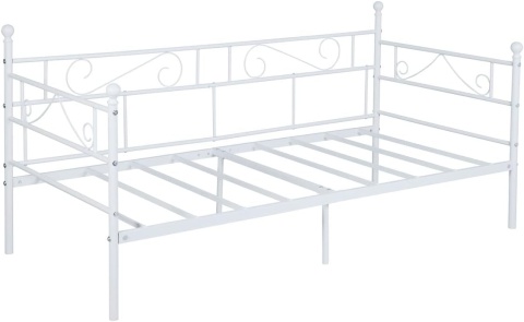 Łóżko dzienne, rama łóżka 90 x 200 cm, metalowe