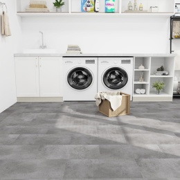 Płytki Winylowe Samoprzylepne PVC Beton Szare 2,23 m² 12 szt