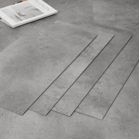 Płytki Winylowe Samoprzylepne PVC Beton Szare 2,23 m² 12 szt