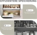 Szuflada do szafki kuchennej, 30-50 CM cm, z klejem, bez wiercenia, zestaw 2 sztuk