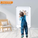 Uniwersalna tablica suchościeralna VIZ-PRO 90x60 cm na stojaku