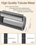 WIESZAK NA UBRANIA LOFTOWY 150/150cm STOJAK METALOWY GARDEROBA NA ODZIEŻ
