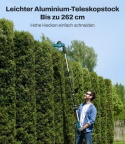 Akumulatorowe nożyce KIESBOHR CSL401 teleskopowe do żywopłotu DO 2.6M