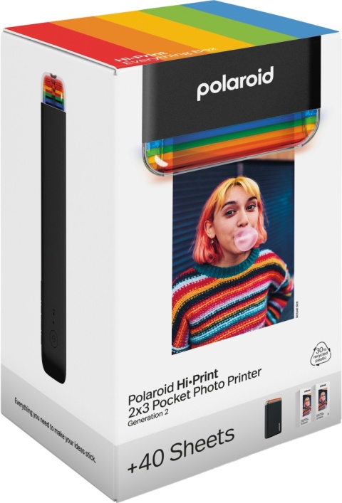 Drukarka POLAROID Hi-Print Gen 2 E-box Bluetooth Czarny