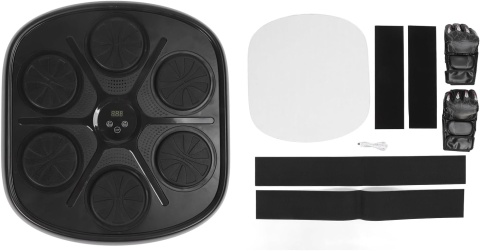 Elektroniczna Tarcza Bokserska Muzyczna HMS TB03 Bluetooth Z Rękawicami