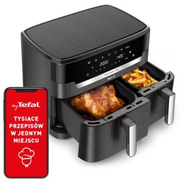 Frytkownica Beztłuszczowa TEFAL EY901810 Dual EasyFry 8.3L AirFryer XXL