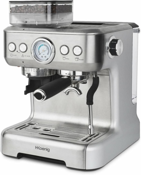 H.Koenig Ekspres do kawy z młynkiem EXPRO980, 2,7 l, zbiornik na ziarna