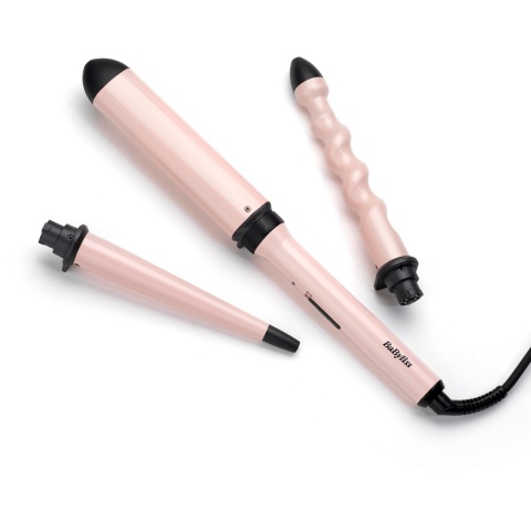 Lokówka do włosów wielofunkcyjna Babyliss 3 nasadki stylizujące Ceramiczna