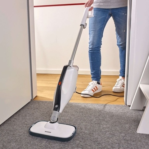 ODKURZACZ PAROWY MOP 2W1 1400W 15S START AKCESORIA KOMBI SEVERIN SC7145
