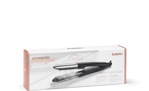 Parowa Prostownica do włosów Babyliss ST496E diamentowo-ceramiczna 2w1 loki