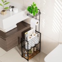 Stojak Na Papier Toaletowy Uchwyt Czarny Loft