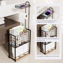 Stojak Na Papier Toaletowy Uchwyt Czarny Loft